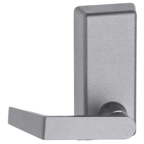 Von Duprin 230L-BE-06 689 LHR Grade 1 Exit Trim for 22 Series Devices Passage Function 06 Lever with Escutcheon Aluminum Painted Finish Left Hand Reverse