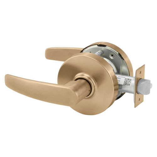 Sargent 28-10U15 LB 10 Grade 1 Passage Cylindrical Lock B Lever Non-Keyed Satin Bronze Clear Coated Finish Not Handed 28-10U15 LB 10