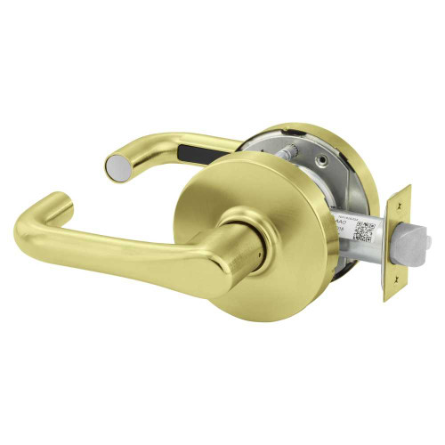 Sargent 28-10U15 LJ 4 Grade 1 Passage Cylindrical Lock J Lever Non-Keyed Satin Brass Finish Not Handed 28-10U15 LJ 4
