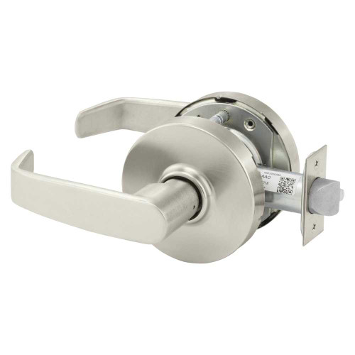 Sargent 28-10U15 LL 15 Grade 1 Passage Cylindrical Lock L Lever Non-Keyed Satin Nickel Plated Clear Coated Finish Not Handed 28-10U15 LL 15