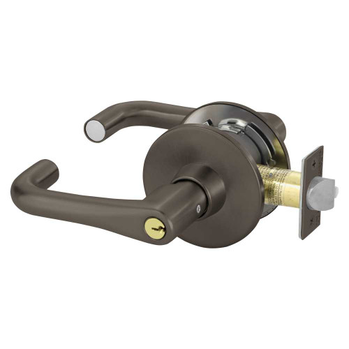 Sargent 28-11G04 LJ 10B Grade 1 Storeroom/Closet Cylindrical Lock J Lever L Rose Conventional Cylinder Oil-Rubbed Bronze Finish Non-handed 28-11G04 LJ 10B