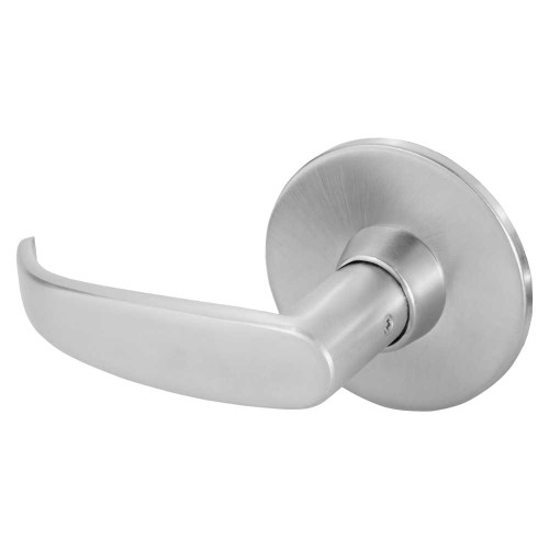 Sargent 28-11U15 LP 26D Grade 1 Passage Cylindrical Lock P Lever L Rose Non-Keyed Satin Chrome Finish Non-handed 28-11U15 LP 26D
