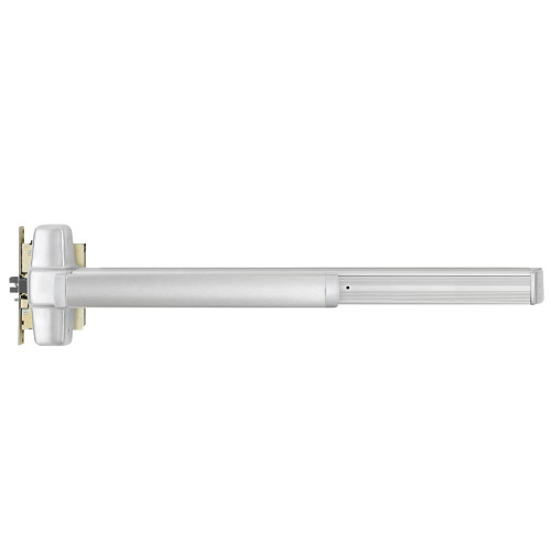 Von Duprin QEL9975EO 3 26D Grade 1 Mortise Exit Bar 36 Device Exit Only Motorized Latch Retraction Less Dogging Satin Chrome Finish Field Reversible