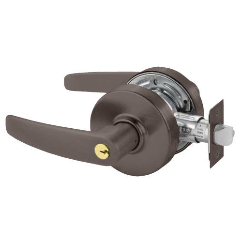 Sargent 28-7G05 LB 10BE Grade 2 Entrance/Office Cylindrical Lock B Lever Conventional Cylinder Dark Oxidized Bronze Finish Non-handed 28-7G05 LB 10BE