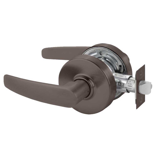 Sargent 28-7U15 LB 10B Grade 2 Passage Cylindrical Lock B Lever Non-Keyed Oil-Rubbed Bronze Finish Non-handed 28-7U15 LB 10B