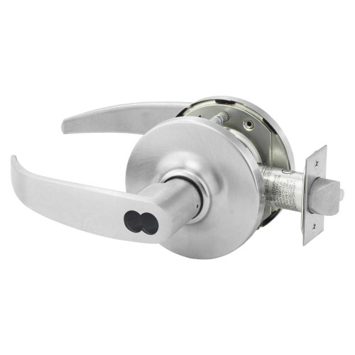 Sargent 2870-10G16 GP 26D Grade 1 Classroom Security Apartment Exit Privacy Cylindrical Lock P Lever SFIC Prep Disposable Core Satin Chrome Finish Not Handed 2870-10G16 GP 26D