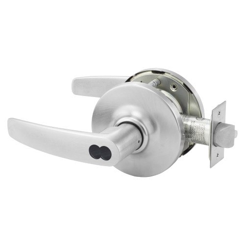 Sargent 2870-10G37 GB 26D Grade 1 Classroom Cylindrical Lock B Lever SFIC Prep Disposable Core Satin Chrome Finish Not Handed