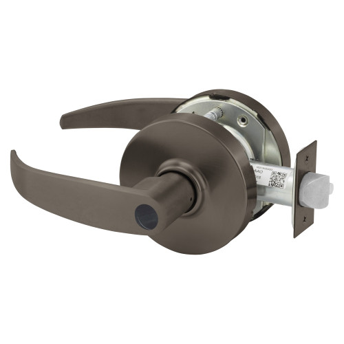 Sargent 28LC-10G04 LP 10B Grade 1 Storeroom or Closet Cylindrical Lock P Lever Less Cylinder Dark Oxidized Satin Bronze Oil Rubbed Finish Not Handed