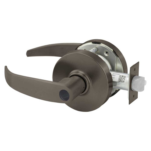 Sargent 28LC-10G04 LP 10B Grade 1 Storeroom or Closet Cylindrical Lock P Lever Less Cylinder Dark Oxidized Satin Bronze Oil Rubbed Finish Not Handed 28LC-10G04 LP 10B