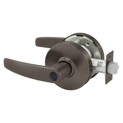 Sargent 28LC-10G24 LB 10B Grade 1 Entrance or Office Cylindrical Lock B Lever Less Cylinder Dark Oxidized Satin Bronze Oil Rubbed Finish Not Handed 28LC-10G24 LB 10B
