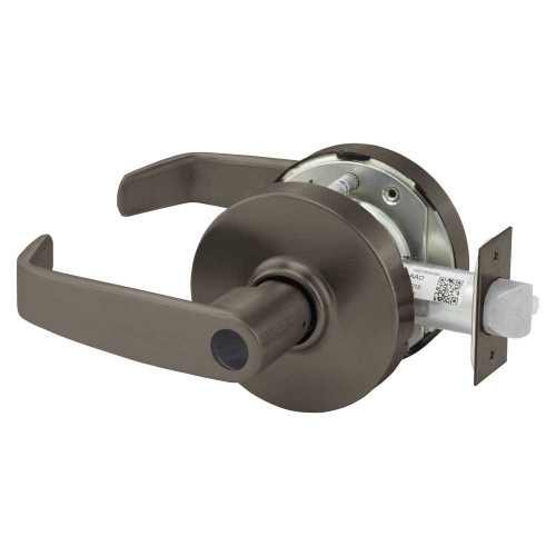Sargent 28LC-10G24 LL 10B Grade 1 Entrance or Office Cylindrical Lock L Lever Less Cylinder Dark Oxidized Satin Bronze Oil Rubbed Finish Not Handed 28LC-10G24 LL 10B