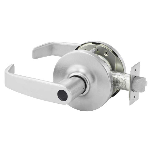 Sargent 28LC-10G37 GL 26D Grade 1 Classroom Cylindrical Lock L Lever Less Cylinder Satin Chrome Finish Not Handed 28LC-10G37 GL 26D