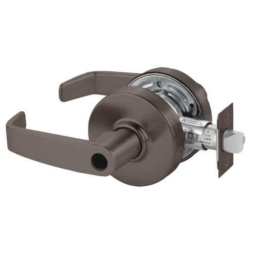 Sargent 28LC-7G05 LL 10B Grade 2 Entrance/Office Cylindrical Lock L Lever Conventional Less Cylinder Oil-Rubbed Bronze Finish Non-handed 28LC-7G05 LL 10B