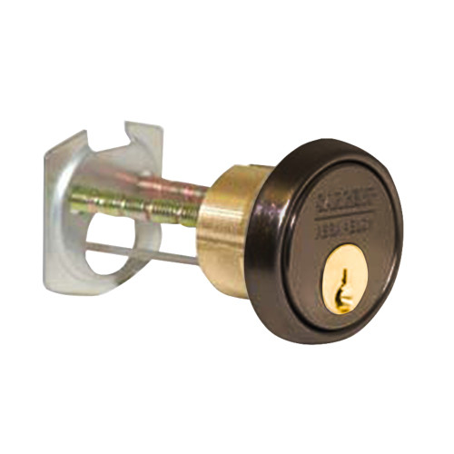 Sargent 34 RJ 10B Rim Cylinder RJ Keyway Oil Ribbed Bronze