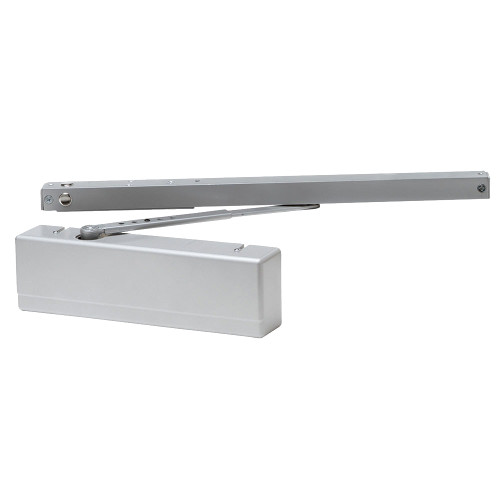 Sargent 351-HTB TB EN Surface Door Closer Track Arm with Holder & Bumper Pull Side Thru Bolts Sprayed Aluminum Enamel