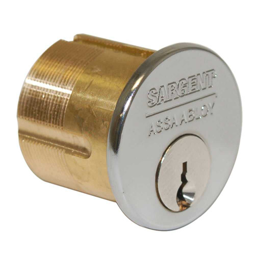 Sargent 42 HG 32D 1-1/4 Mortise Cylinder HG Keyway Satin Stainless Steel 42 HG 32D
