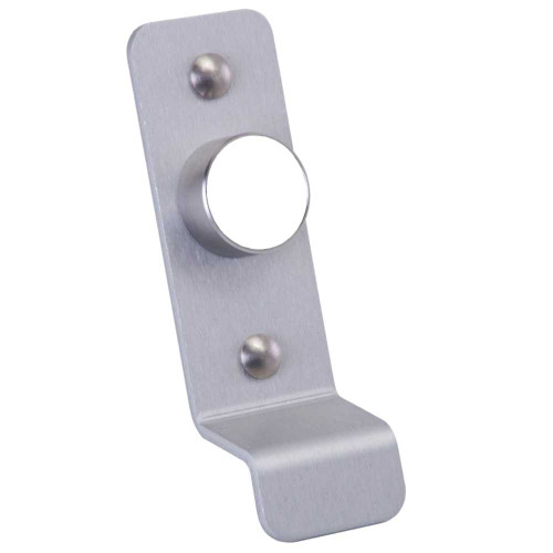Detex 03PN 628 PN Pull Plate with Cylinder Hole for Value Series Devices Satin Aluminum Clear Anodized 03PN 628
