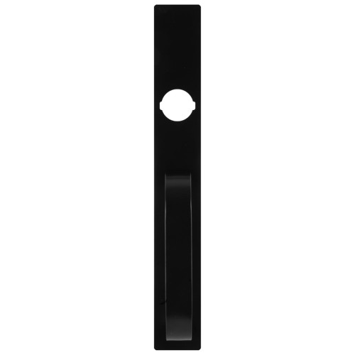 Detex 03AN 693 AN Straight Pull Trim with Cylinder Hole for Value Series Devices Black Painted 03AN 693