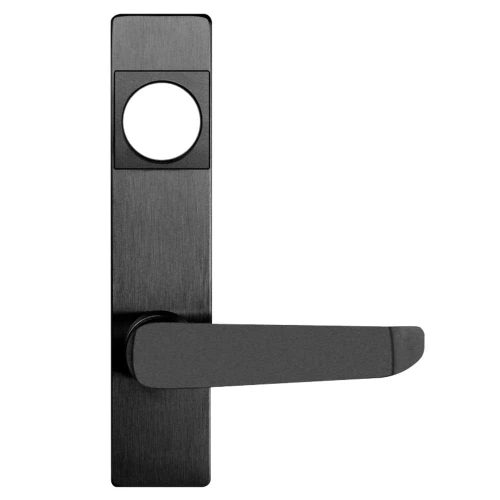 Detex 08BN 693 BN Lever Trim with Cylinder Hole for Value Series Devices Black Painted 08BN 693