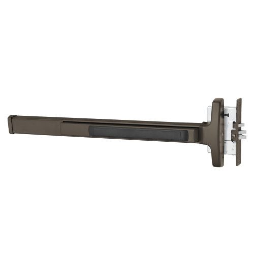 Sargent 56-8304F RHR 10BE Grade 1 Mortise Exit Device Narrow Stile Pushpad 36 Device Night Latch Function Electric Latch Retraction Less Dogging Dark Oxidized Bronze Finish Right Hand Reverse 56-8304F RHR 10BE