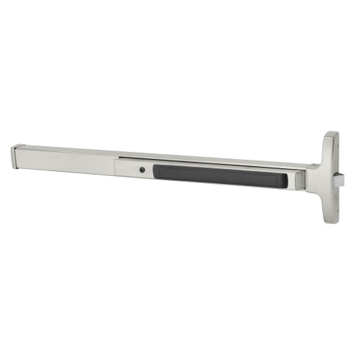 Sargent 56-8513G 32D Grade 1 Rim Exit Device Narrow Stile Pushpad 48 Device Classroom Function Electric Latch Retraction Less Dogging Satin Stainless Steel Finish Field Reversible