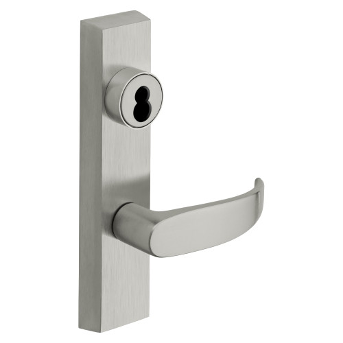 Sargent 60-704 ETP LHRB 26D Grade 1 Exit Device Trim Night Latch Key Retracts Latch For Rim and Mortise 8300 8500 8800 8900 9800 9900 Series Devices Sargent LFIC Less Core P Lever Satin Chrome Finish Left-Hand Reverse