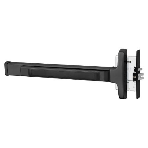 Sargent 56-8310E RHR 20D Grade 1 Mortise Exit Device Narrow Stile Pushpad 32 Device Exit Only Electric Latch Retraction Less Dogging Dark Oxidized Statuary Bronze Clear Coated Finish Right Hand Reverse