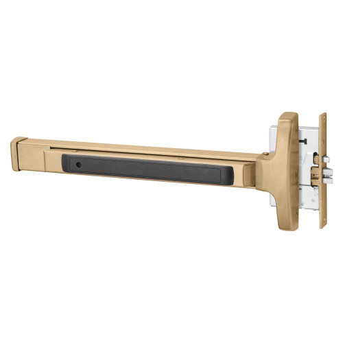 Sargent 8313E RHR 10 Grade 1 Mortise Exit Device Narrow Stile Pushpad 32 Device Classroom Function Hex Key Dogging Satin Bronze Clear Coated Finish Right Hand Reverse 8313E RHR 10