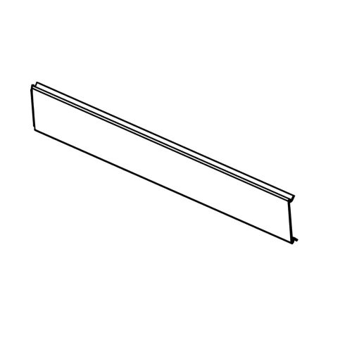 Sargent 68-0551 32D Mounting rail insert Wide Satin Stainless Steel 68-0551 32D