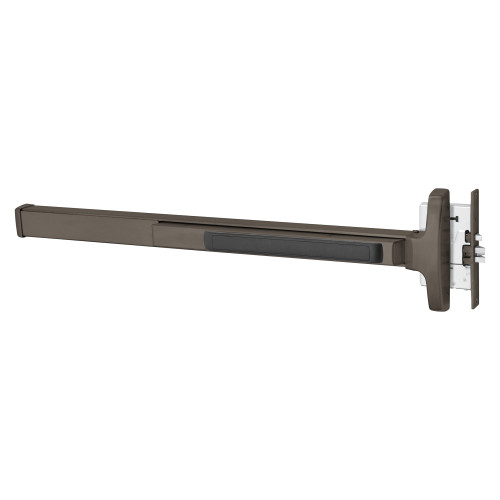Sargent 12-8310J RHR 10B Grade 1 Mortise Exit Device Narrow Stile Pushpad 42 Fire-Rated Device Exit Only Less Dogging Dark Oxidized Satin Bronze Oil Rubbed Finish Right Hand Reverse