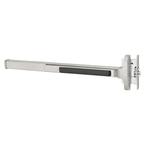Sargent 12-8340G ETF LHR 32D Grade 1 Mortise Exit Device Narrow Stile Pushpad 48 Fire-Rated Device Dummy Function F Freewheeling/Vandal Resistant Lever Less Dogging Satin Stainless Steel Finish Left Hand Reverse