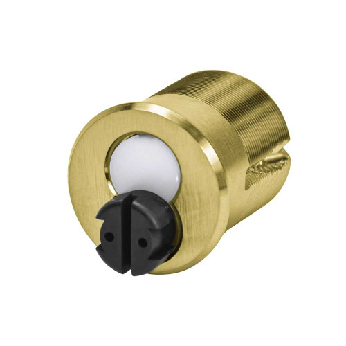 Sargent 70-43 4 Sargent 1-3/8 In Mortise Cylinder Shell 6 or 7 Pin Satin Brass 70-43 4