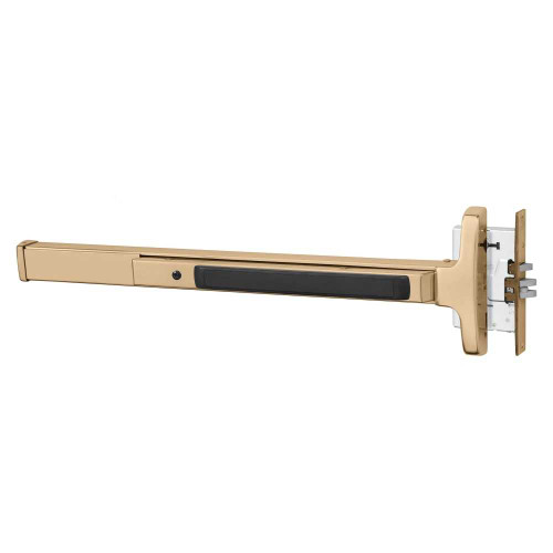 Sargent 8363G RHR 9 Grade 1 Mortise Exit Device Narrow Stile Pushpad 48 Device Classroom Function Hex Key Dogging Bright Bronze Clear Coated Finish Right Hand Reverse 8363G RHR 9