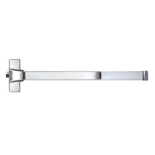 SDC S6101FU36 Rim Exit Bar Fire Rated 36 Device Exit Only Satin Stainless Steel Finish