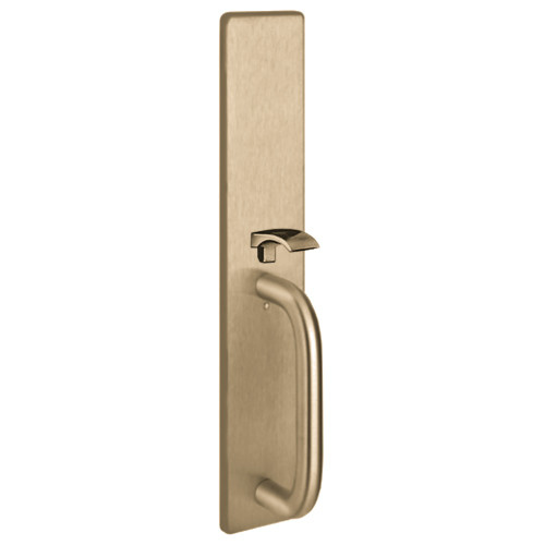 PHI C1715C 606 Apex and Olympian Series Wide Stile Trim Thumb Piece Always Active C Design Pull for Concealed Vertical Rod Satin Brass C1715C 606