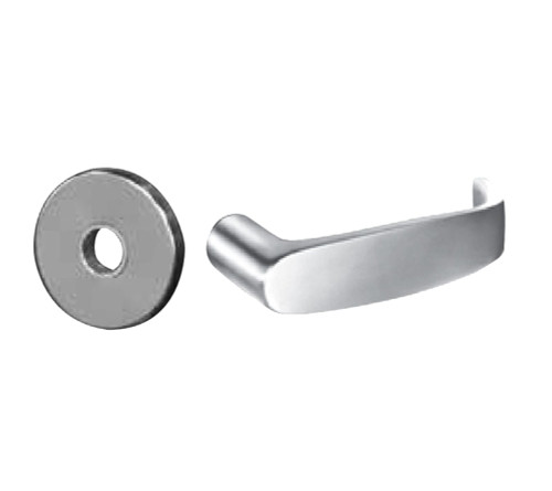 Sargent 70-8271-24V LNL 26D Fail Secure 24V Electrified Mortise Lock LN Rose L Lever SFIC Prep Less Core Satin Chrome