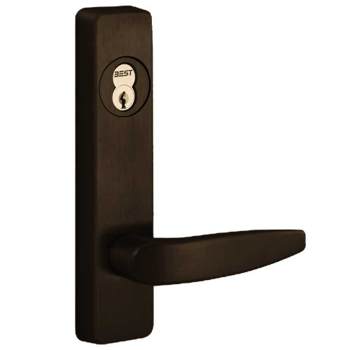 PHI 2903B 613 LHR Apex Series Narrow Stile Trim Key Retracts Latchbolt B Design Lever Left Hand Reverse Dark Oxidized Satin Bronze Oil Rubbed 2903B 613 LHR