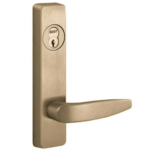 PHI 2903B 606 RHR Apex Series Narrow Stile Trim Key Retracts Latchbolt B Design Lever Right Hand Reverse Satin Brass