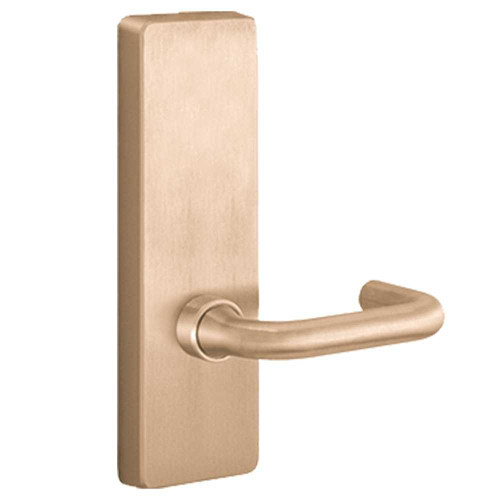 PHI RM4914C 612 RHR Apex and Olympian Series Wide Stile Trim Lever Always Active C Lever Design Right Hand Reverse Requires 1-1/4 In Mortise Type Cylinder Retrofit Trim Satin Bronze Clear Coated RM4914C 612 RHR