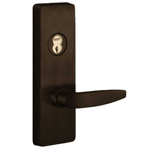 PHI RVM4908B 613 LHR Apex and Olympian Series Wide Stile Trim Key Controls Lever B Lever Design Left Hand Reverse Vandal Resistant Requires 1-1/4 In Mortise Type Cylinder Retrofit Trim Dark Oxidized Satin Bronze Oil Rubbed RVM4908B 613 LHR