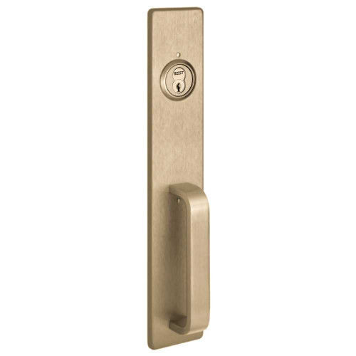 PHI R1703A 606 Apex and Olympian Series Wide Stile Trim Key Retracts Latchbolt A Design Pull Retrofit Trim Satin Brass R1703A 606