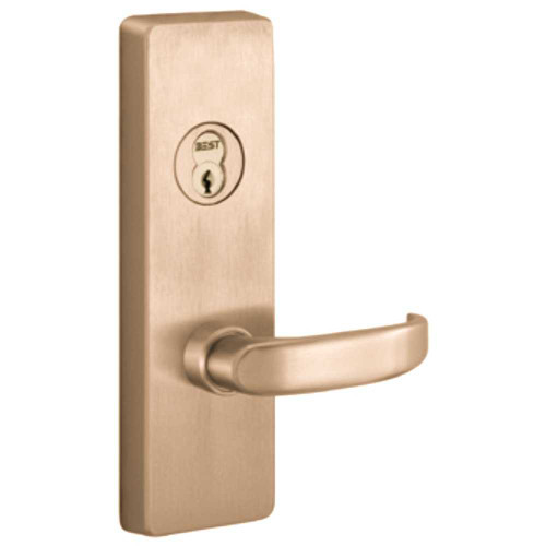 PHI RVM4908D 612 LHR Apex and Olympian Series Wide Stile Trim Key Controls Lever D Lever Design Left Hand Reverse Vandal Resistant Requires 1-1/4 In Mortise Type Cylinder Retrofit Trim Satin Bronze Clear Coated RVM4908D 612 LHR