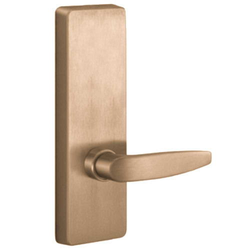 PHI R4902B 612 RHR Apex and Olympian Series Wide Stile Trim Exit Only Dummy Trim B Lever Design Left Hand Reverse Retrofit Trim Satin Bronze Clear Coated R4902B 612 RHR