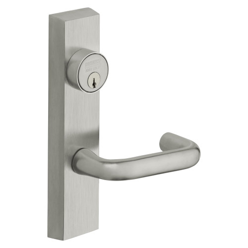 Sargent 704 ETJ LHRB 26D Grade 1 Exit Device Trim Night Latch Key Retracts Latch For Rim and Mortise 8300 8500 8800 8900 9800 9900 Series Devices 1-3/4 Mortise Cylinder for Mortise Devices J Lever Satin Chrome Finish Left-Hand Reverse