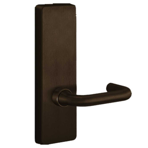 PHI M4914C 613 LHR Apex and Olympian Series Wide Stile Trim Lever Always Active C Lever Design Left Hand Reverse Requires 1-1/4 In Mortise Type Cylinder Dark Oxidized Satin Bronze Oil Rubbed M4914C 613 LHR