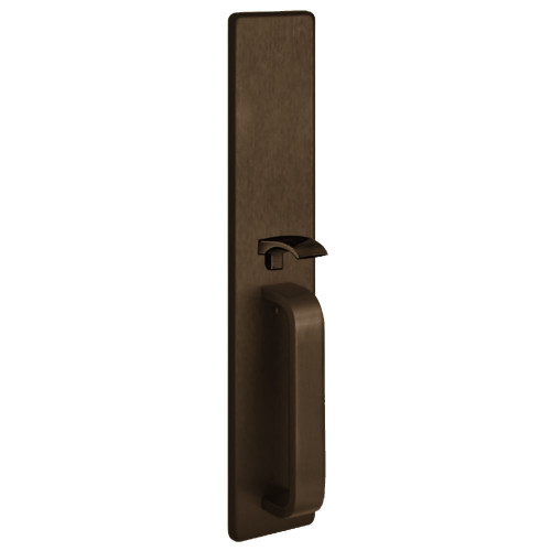 PHI M1715A 613 Apex and Olympian Series Wide Stile Trim Thumb Piece Always Active A Design Pull Requires 1-1/4 In Mortise Type Cylinder Dark Oxidized Satin Bronze Oil Rubbed M1715A 613