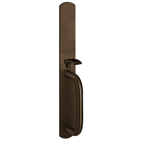 PHI M2015C 613 Apex Series Narrow Stile Trim Thumb Piece Always Active C Design Pull Requires 1-1/4 In Mortise Type Cylinder Dark Oxidized Satin Bronze Oil Rubbed