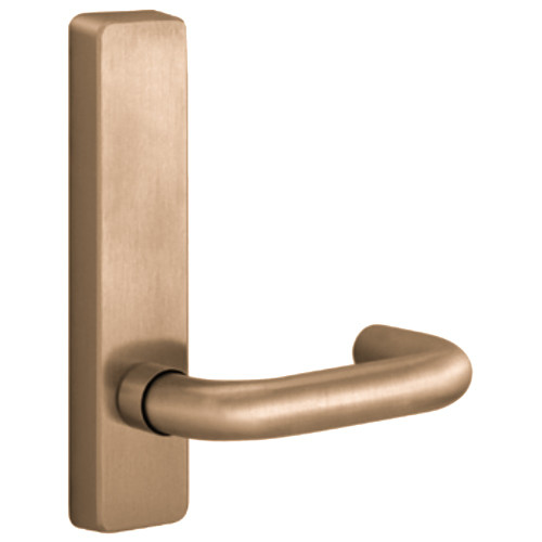 PHI 2902C 612 RHR Apex Series Narrow Stile Trim Exit Only Dummy Trim C Design Lever Right Hand Reverse Satin Bronze Clear Coated