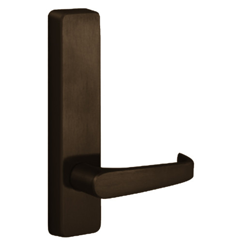 PHI 2914A 613 RHR Apex Series Narrow Stile Trim Lever Always Active A Design Lever Right Hand Reverse Dark Oxidized Satin Bronze Oil Rubbed