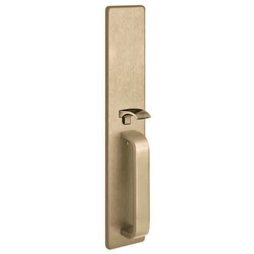 PHI RM1715A 606 Apex and Olympian Series Wide Stile Trim Thumb Piece Always Active A Design Pull Requires 1-1/4 In Mortise Type Cylinder Retrofit Trim Satin Brass RM1715A 606